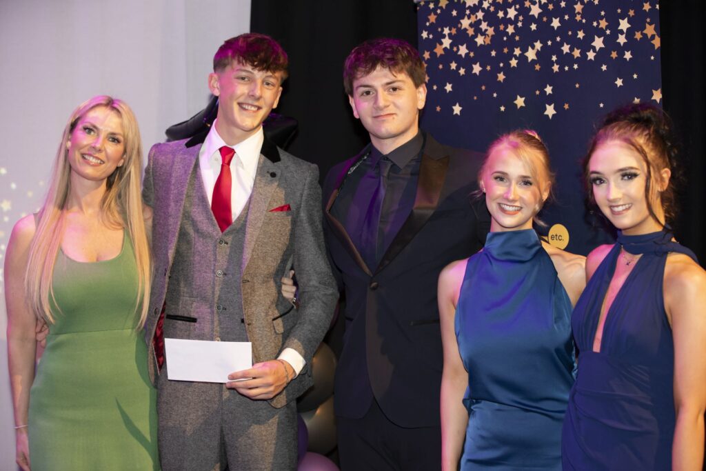 Group of award winning students.