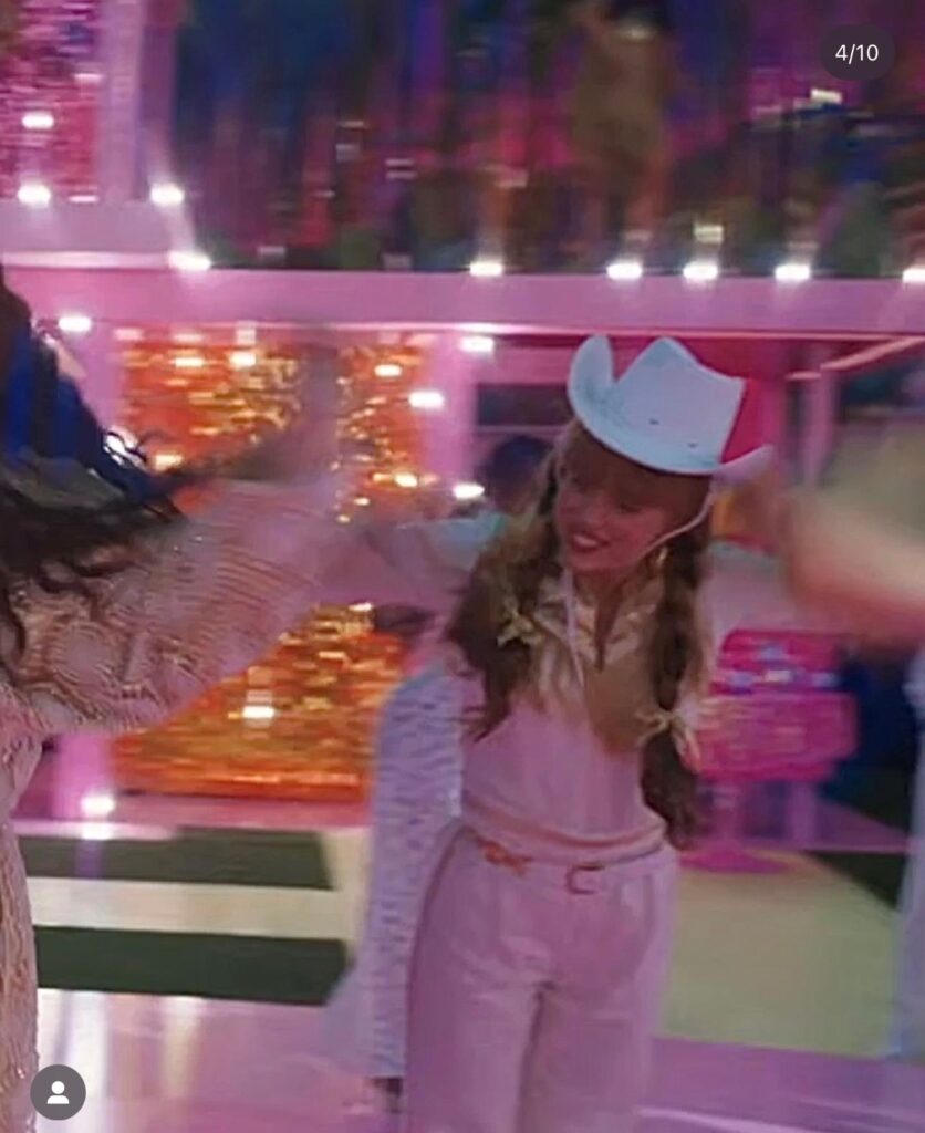Grace in a clip from The Barbie Movie