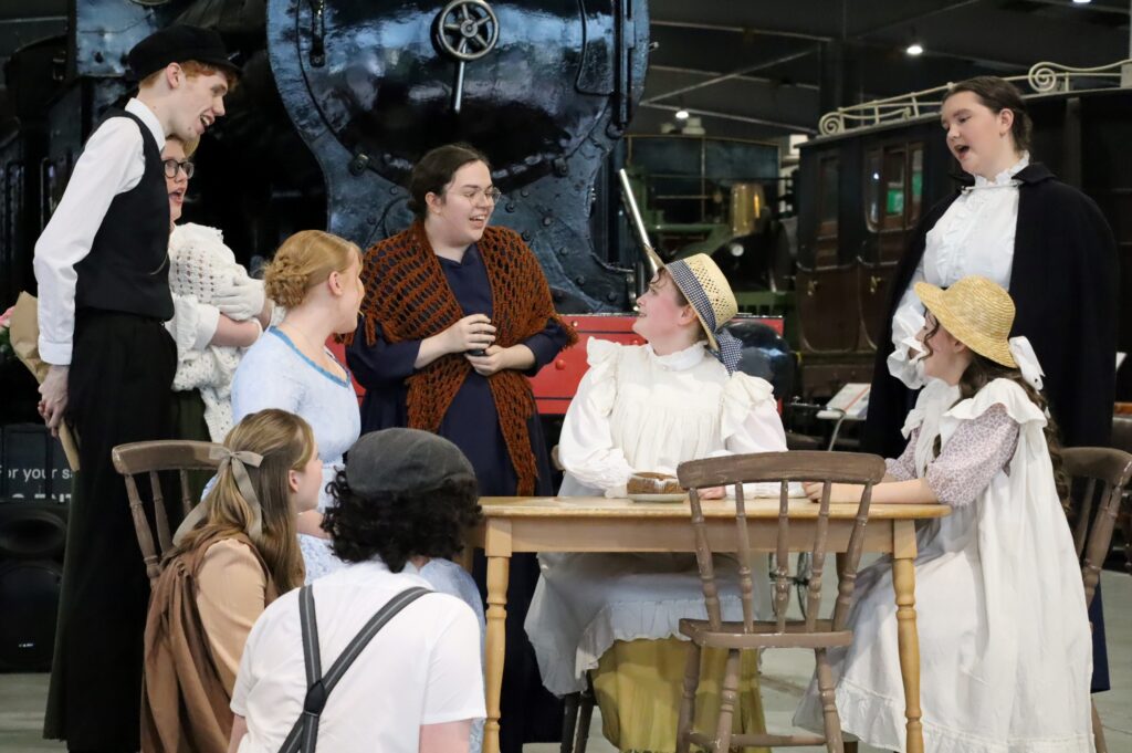 Acting students perform The Railway Children at Locomotion