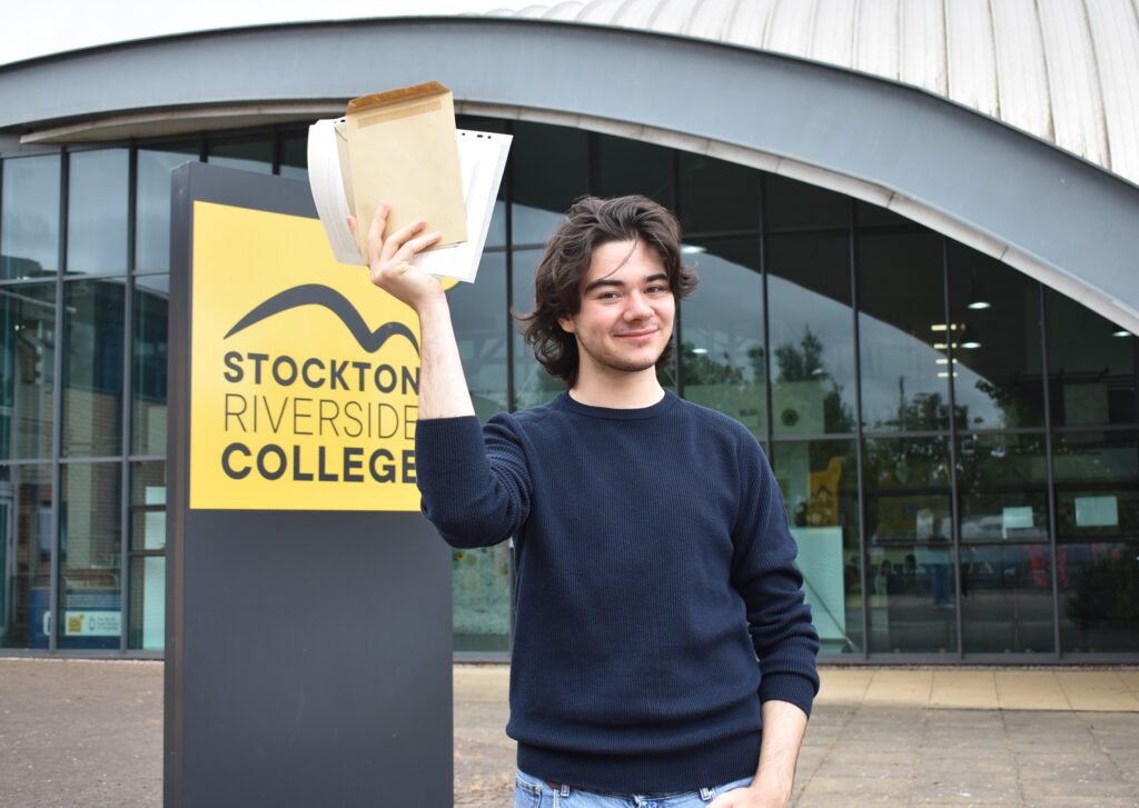 Stockton Riverside College students celebrate results day 2024