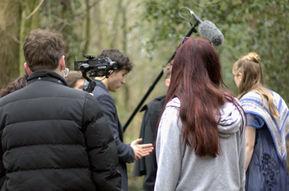 Film and TV students film drama at Preston Park Museum