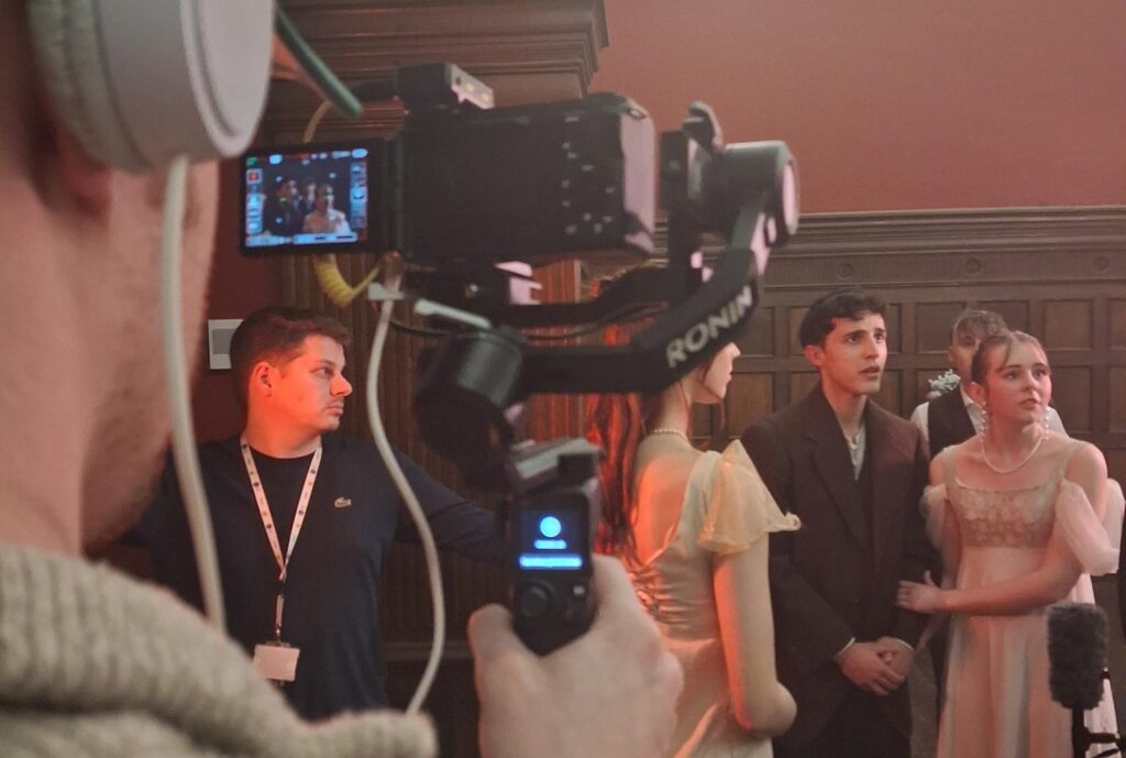 Film and TV students film drama at Preston Park Museum