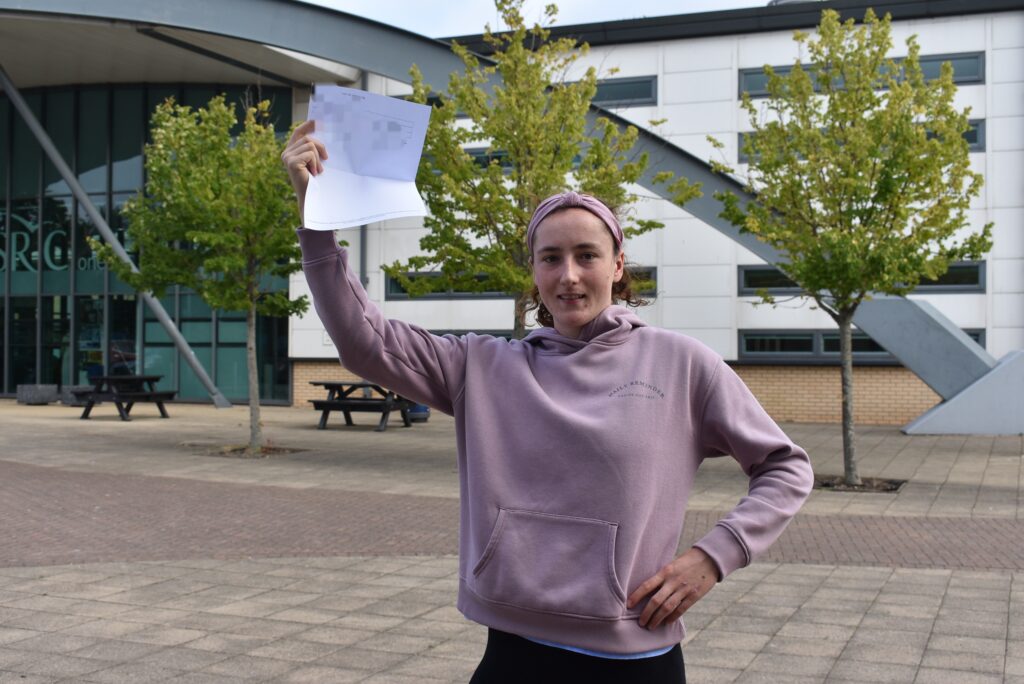 Stockton Riverside College students celebrate level 2 results day 2024