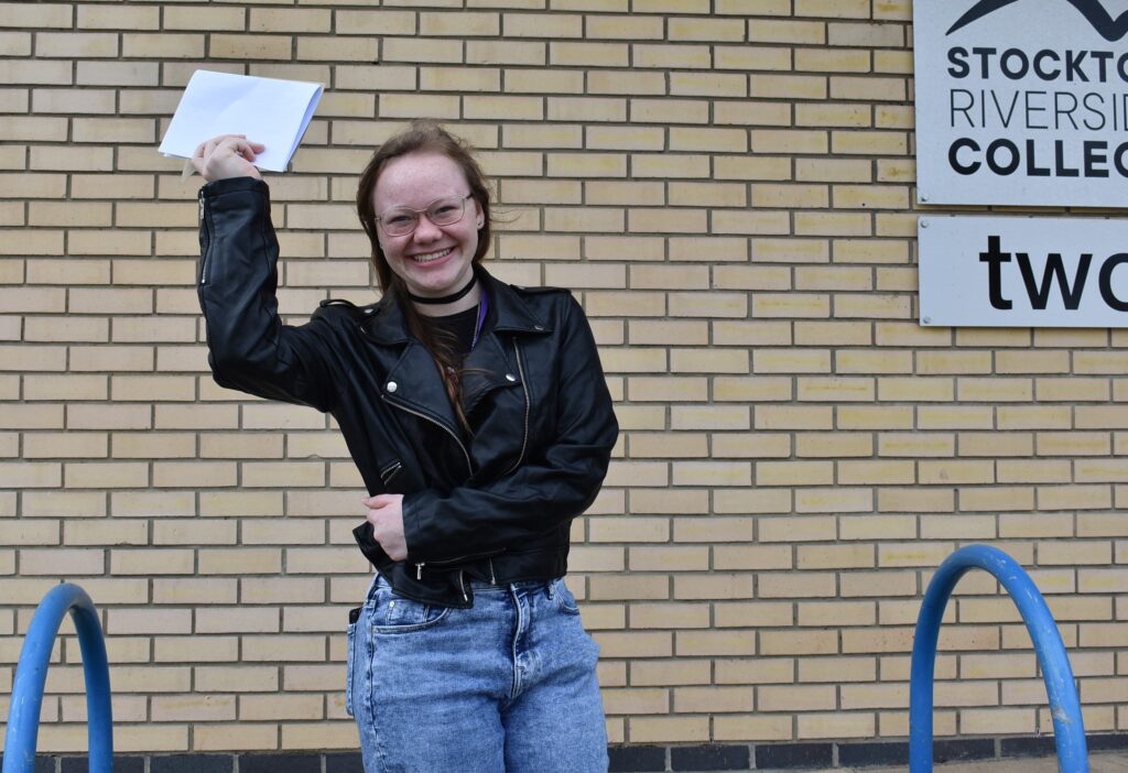 Stockton Riverside College students celebrate results day 2024