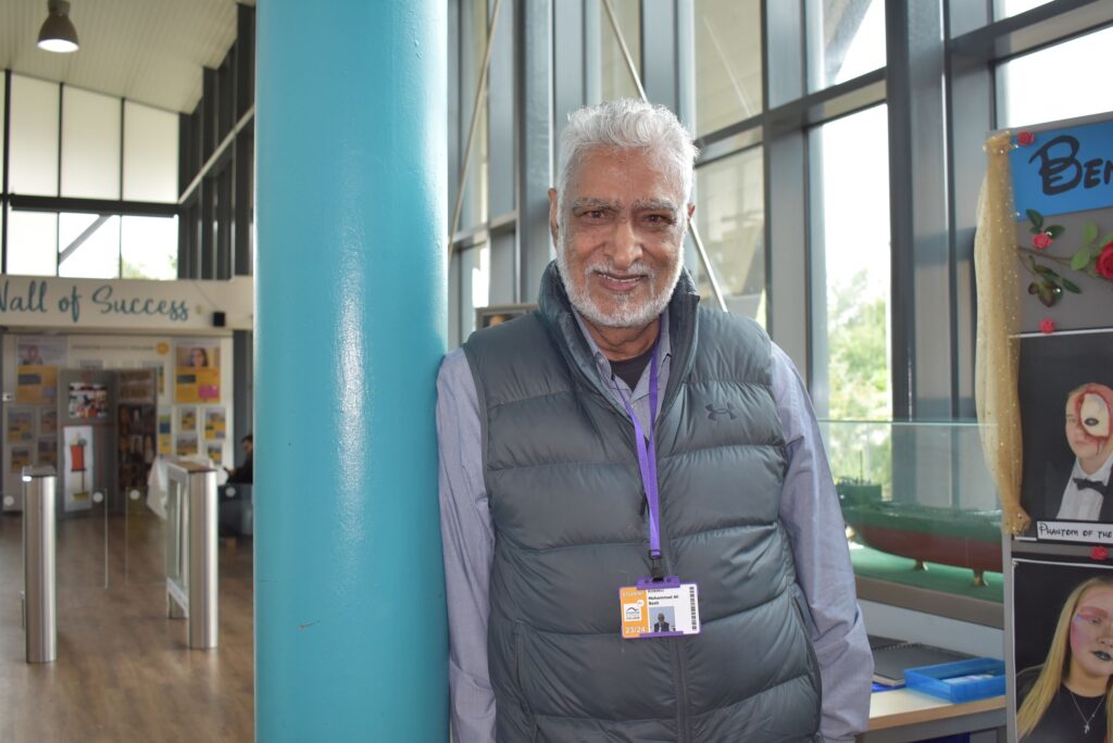 Age is no barrier to learning for Stockton Riverside College student Mohammad