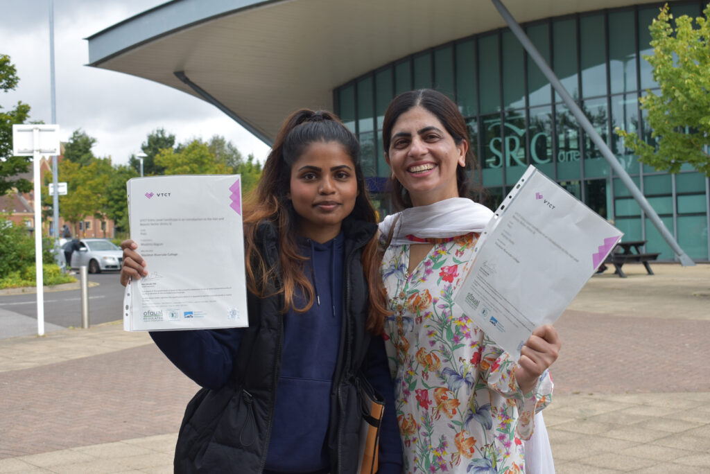 Stockton Riverside College students celebrate results day 2024