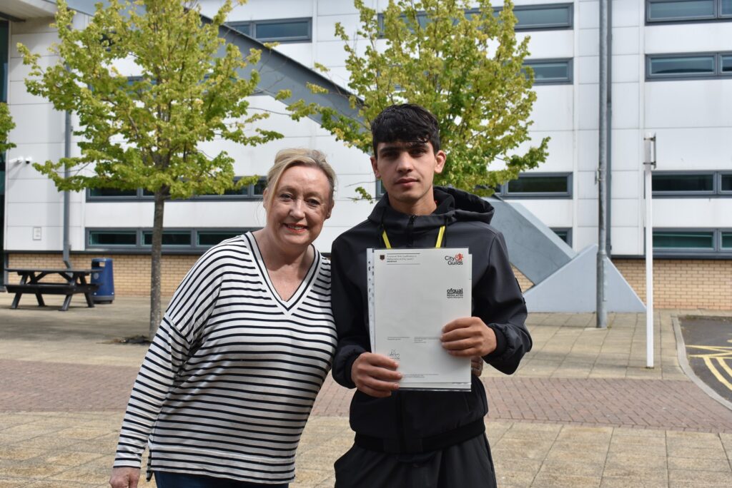 Stockton Riverside College students celebrate results day 2024