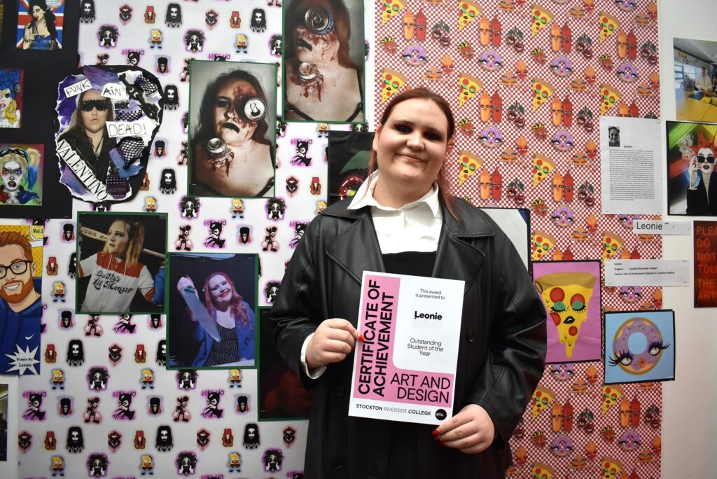 Art and Design student Leonie