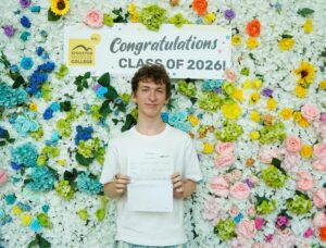 Stockton Riverside College art and design student Jacob