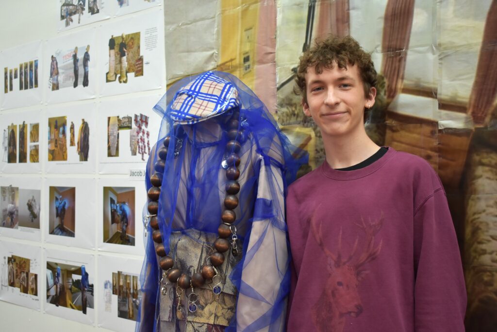 Stockton Riverside College art and design student Jacob