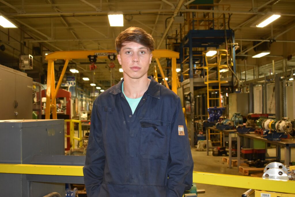 Pipefitting apprentice Paddy at NETA
