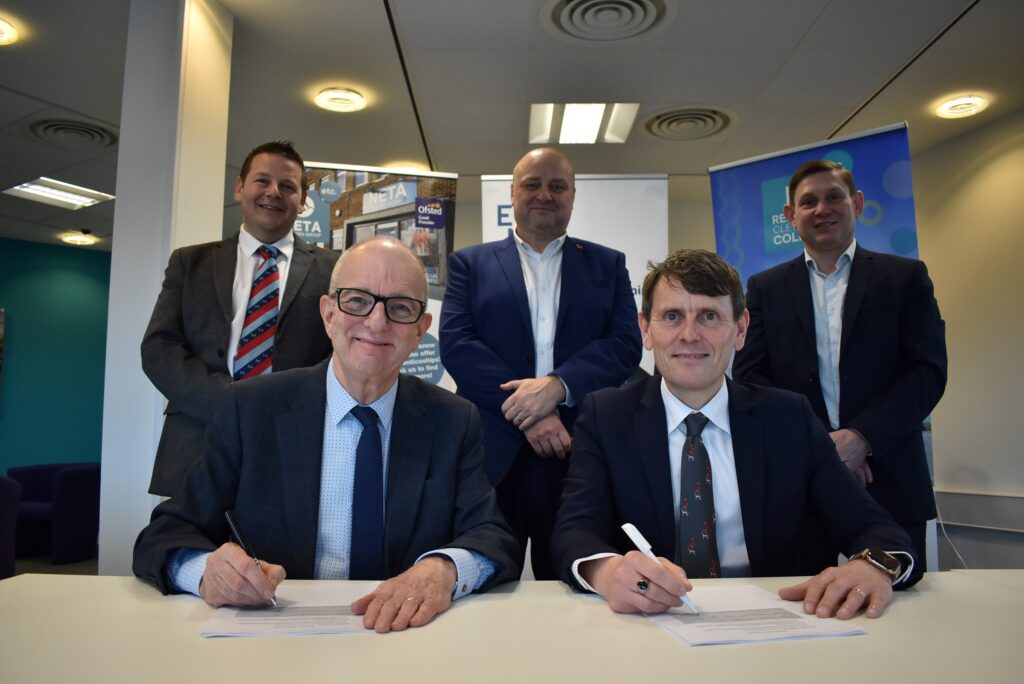 ECITB Chief Executive Andrew Hockey and Etc. Chief Executive Grant Glendinning