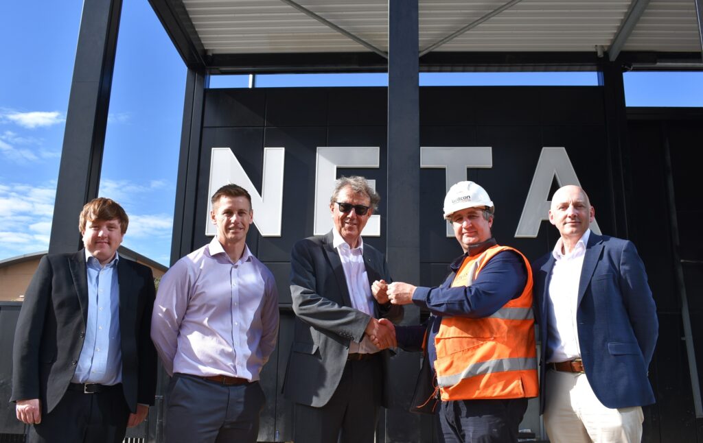 NETA Training key handover at new site in Thornaby