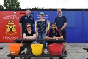 Maintenance work at Stockton Rugby Club