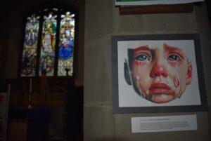 Bede art exhibition at St Cuthbert's Church in Billingham