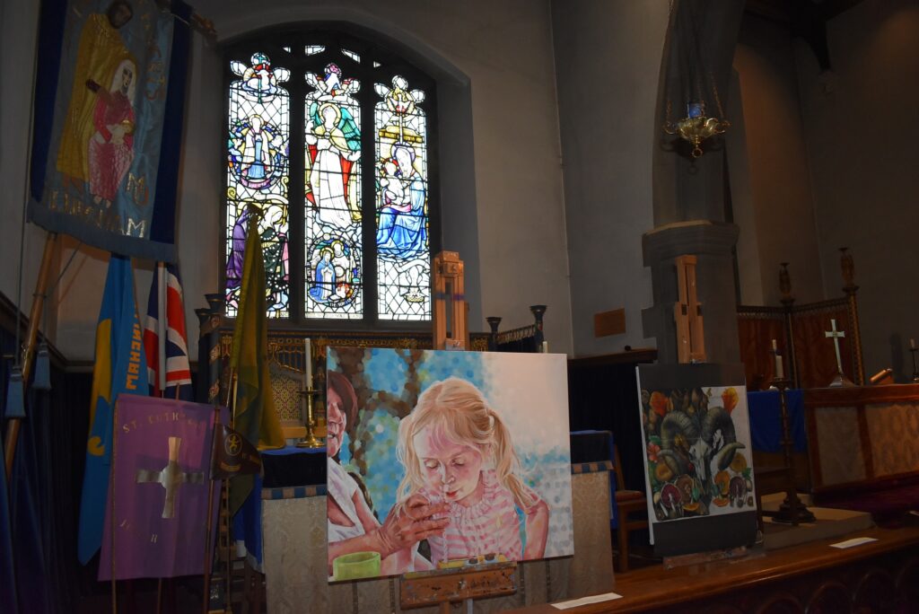 Bede art exhibition at St Cuthbert's Church in Billingham