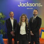 Charlotte standing with legal skills manager at Innersummit Professional Services Peter Rowlands and Toby Joel Jacksons' equity partner