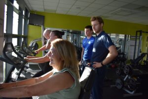 Overseeing exercise at University Hospitals Tees’ new prehabilitation service at Bede Sports Centre