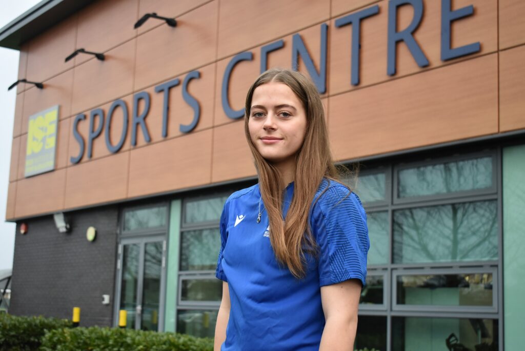 Annie was selected for the England Colleges’ Football Association (ECFA) National Women’s teams