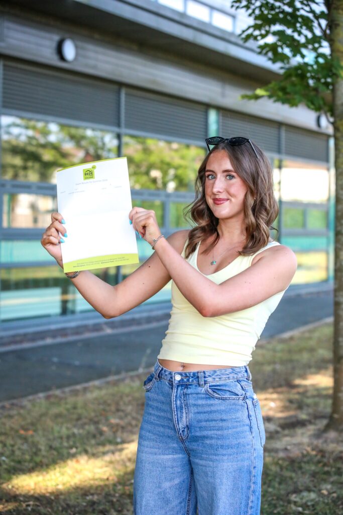 Bede results day success 2026 - student Millie