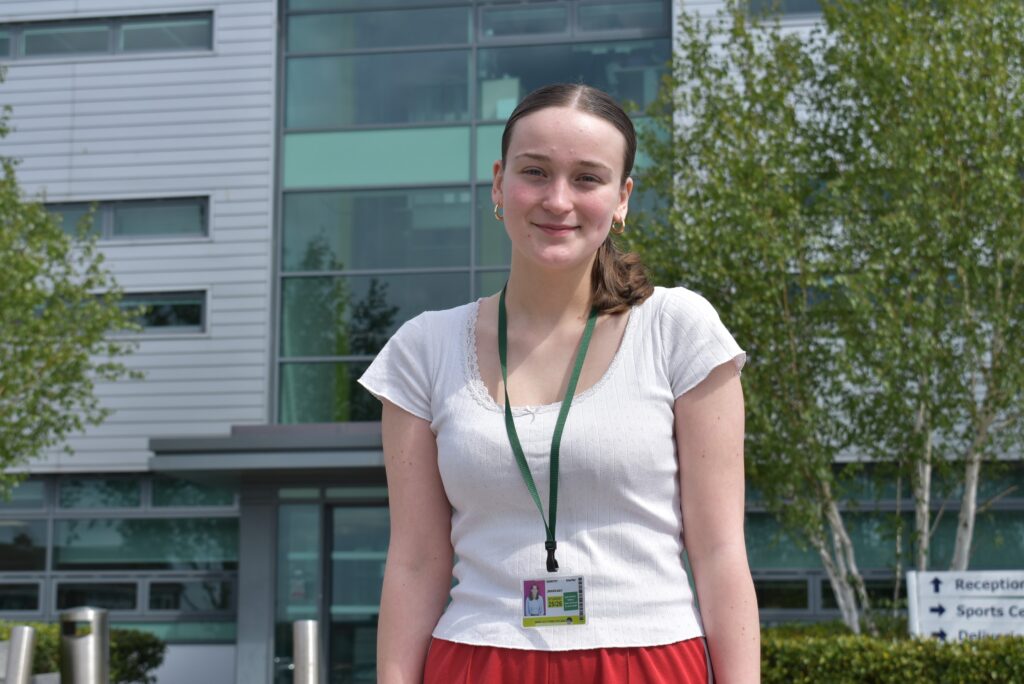 Bede Sixth Form College student Jess