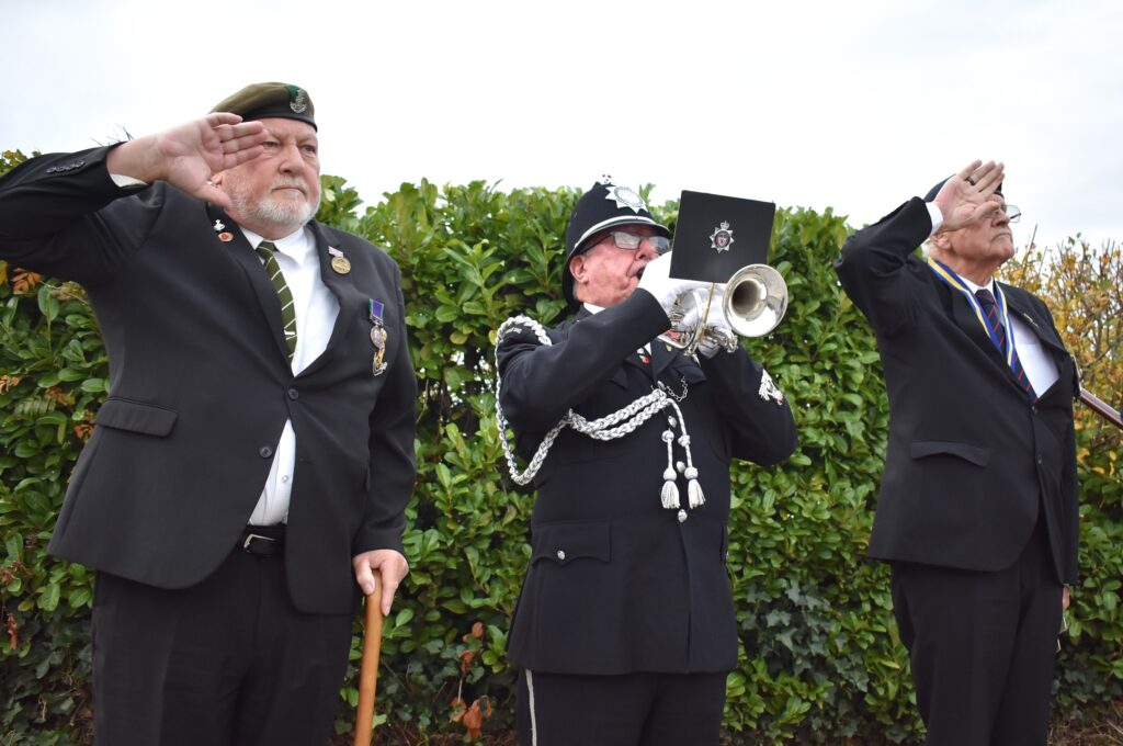 Remembrance Service at the Celtic Cross War Memorial in Redcar