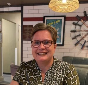 A photo of distance learning student, Pam